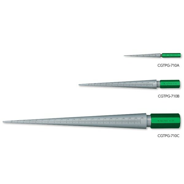 Dưỡng đo đường kính lỗ 1-6mm Niigataseiki trục côn đo lỗ tròn, Niigata Seiki CGTPG-710A 1 Dưỡng đo đường kính lỗ 1-6mm Niigataseiki trục côn đo lỗ tròn, Niigata Seiki CGTPG-710A
