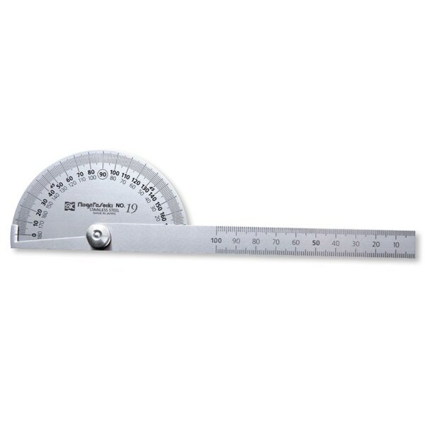Dưỡng đo góc bán nguyệt 0-180º Niigataseiki PRT-19S 3 Dưỡng đo góc bán nguyệt 0-180º Niigataseiki PRT-19S