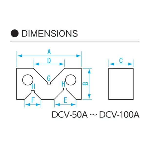 Khối V dài 50mm (2 cái/cặp) Niigata Seiki DCV-50A 4 Khối V dài 50mm (2 cái/cặp) Niigata Seiki DCV-50A - Ảnh 2