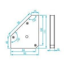 Khung cố định góc hàn 45°,90°, Niigata Seiki 135° Niigata Seiki MGW-120 4 Khung cố định góc hàn 45°,90°, Niigata Seiki 135° Niigata Seiki MGW-120 - Ảnh 2