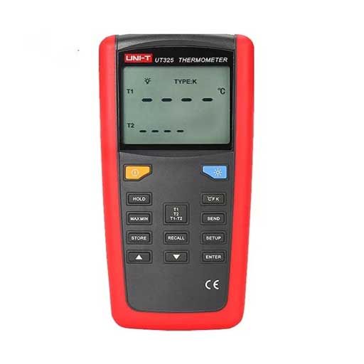 Máy đo nhiệt độ tiếp xúc 2 kênh UNI-T UT325 1 UNI-T-UT325