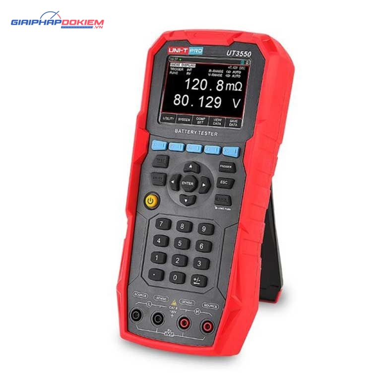 Máy kiểm tra pin cầm tay Uni-T UT3550 (100V;30Ω) 1 may-kiem-tra-pin-cam-tay-uni-t-ut3550-100v30-uni-t-ut3550-lwnp
