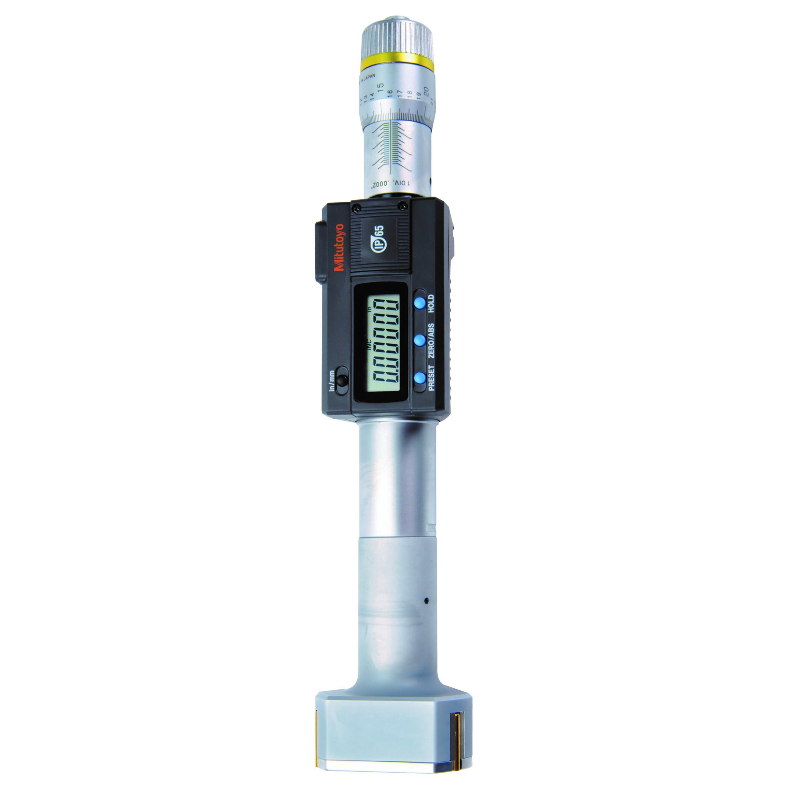 Panme Đo Lỗ 3 Chấu Điện Tử Metric/Metric, 2-2,5", IP65, TIN Mitutoyo 468-270 5 Panme Đo Lỗ 3 Chấu Điện Tử Metric/Metric, 2-2,5", IP65, TIN Mitutoyo 468-270