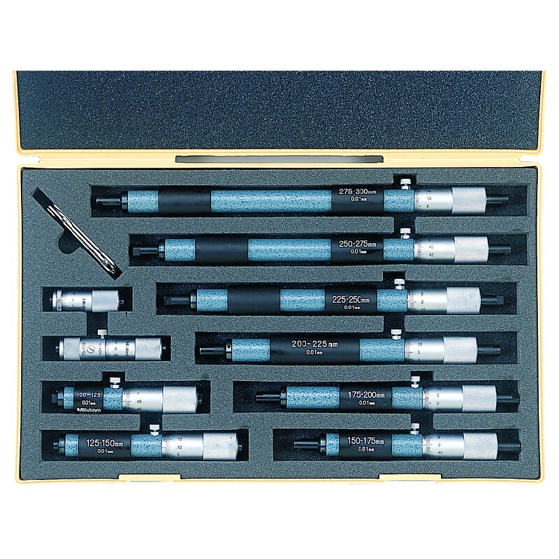 Panme đo trong dạng thanh nối Cơ Khí 50-300mm, (10 pcs.) Mitutoyo 133-902 3 Panme đo trong dạng thanh nối Cơ Khí 50-300mm, (10 pcs.) Mitutoyo 133-902