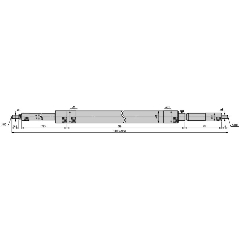 Panme Đo Trong Dạng Thanh Nối Cơ Khí 40-160" Mitutoyo 4 Panme Đo Trong Dạng Thanh Nối Cơ Khí 40-160" Mitutoyo - Ảnh 2