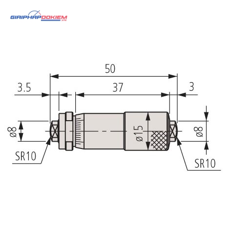 Panme Đo Trong Dạng Thanh Nối Cơ Khí 50-75mm Mitutoyo 133-143 4 Panme Đo Trong Dạng Thanh Nối Cơ Khí 50-75mm Mitutoyo 133-143 - Ảnh 2