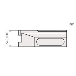 Phụ kiện Căn Mẫu Thép, Giá Đỡ Khối Đo 12mm Mitutoyo 619013 5 phu kien can mau thep gia do khoi do 20mm mitutoyo 619014 1