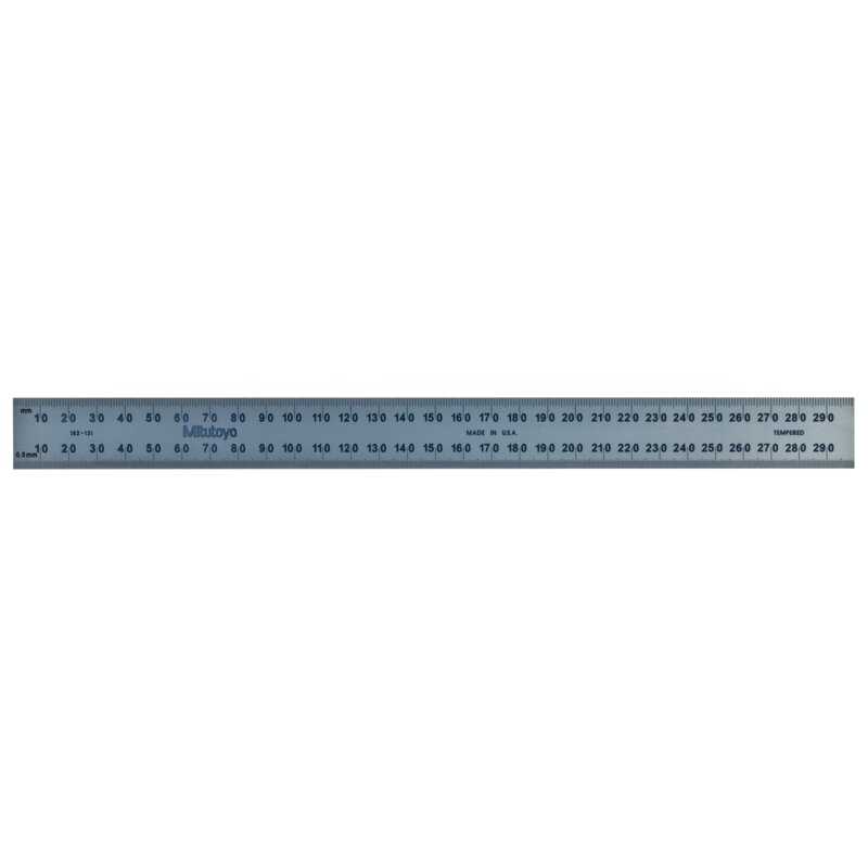 Thước Lá Thép 300mm, Metric Mitutoyo 182-131 3 Thước Lá Thép 300mm, Metric Mitutoyo 182-131