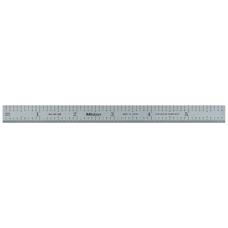 Thước Lá Thép 150mm/6", Metric/Inch Mitutoyo 182-208 3 Thước Lá Thép 150mm/6", Metric/Inch Mitutoyo 182-208