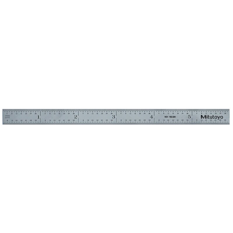 Thước Lá Thép 6" Inch Mitutoyo 182-204 3 Thước Lá Thép 6" Inch Mitutoyo 182-204