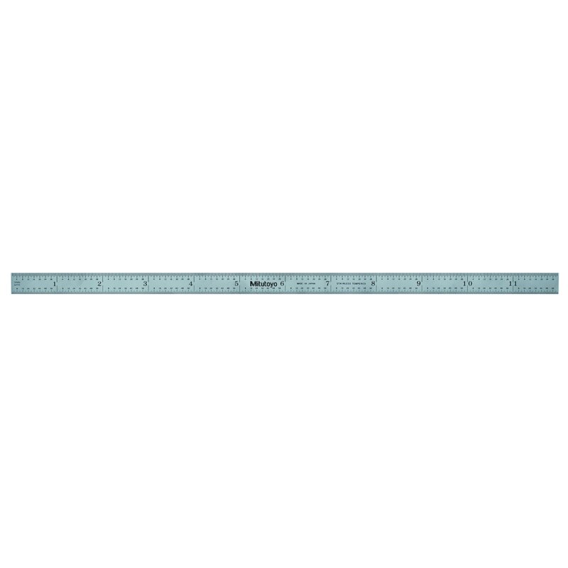 Thước Lá Thép 12", Inch Mitutoyo 182-223 3 Thước Lá Thép 12", Inch Mitutoyo 182-223