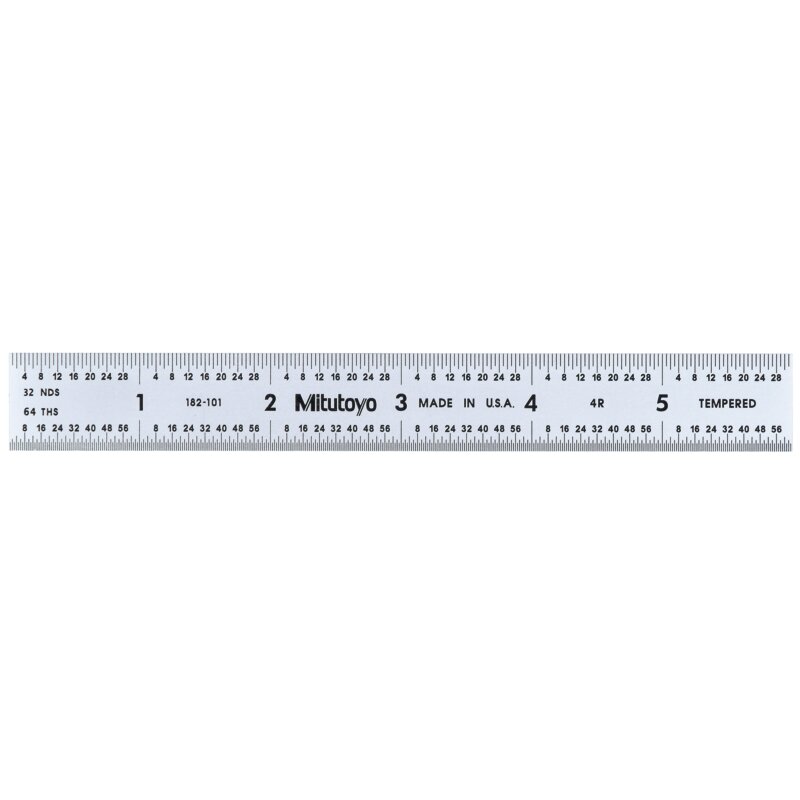 Thước Lá Thép 6" Inch Mitutoyo 182-101 3 Thước Lá Thép 6" Inch Mitutoyo 182-101
