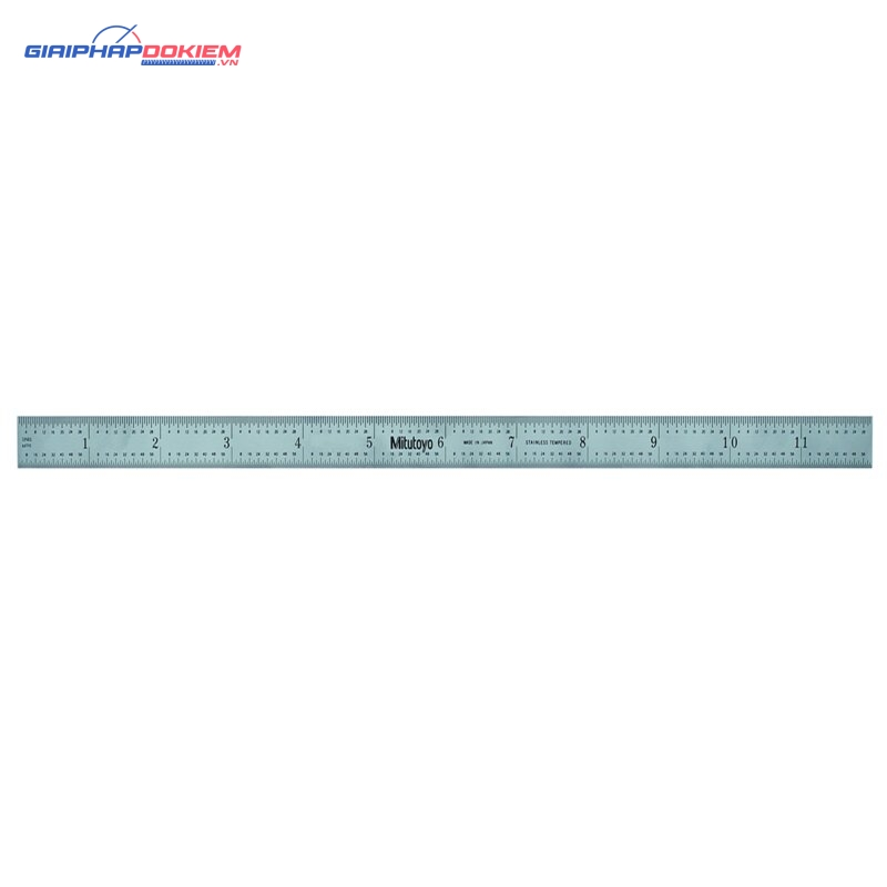 Thước Lá Thép 12" Inch Mitutoyo 182-123 3 Thước Lá Thép 12" Inch Mitutoyo 182-123