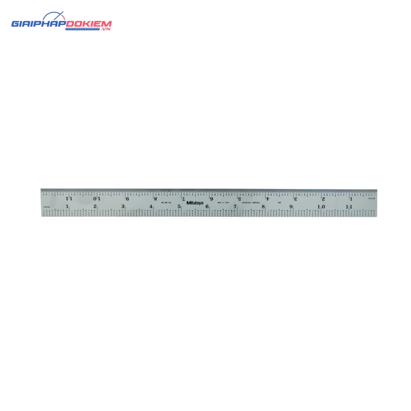 Thước Lá Thép 12" Inch Mitutoyo 182-124 3 Thước Lá Thép 12" Inch Mitutoyo 182-124
