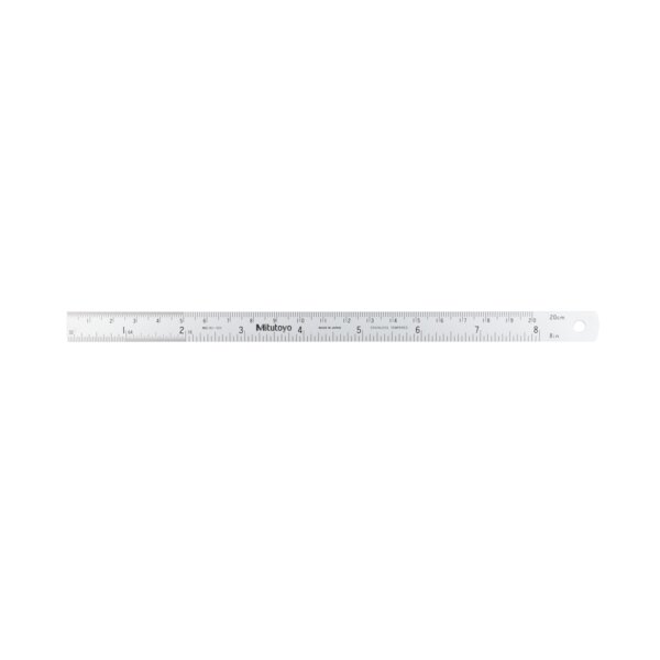 Thước Lá Thép 200mm/8", Metric/Inch Mitutoyo 182-303 3 Thước Lá Thép 200mm/8", Metric/Inch Mitutoyo 182-303