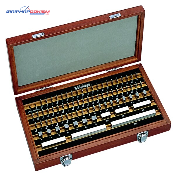 Bộ Căn Mẫu Thép 76 Miếng Cấp 2 Mitutoyo 516-952-10 2 Bộ Căn Mẫu Thép 76 Miếng Cấp 2 Mitutoyo 516-952-10