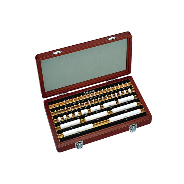 Bộ Căn Mẫu Ceramic Hệ Mét 46 Miếng Cấp 2 Mitutoyo 516-397-10 2 Bộ Căn Mẫu Ceramic Hệ Mét 46 Miếng Cấp 2 Mitutoyo 516-397-10