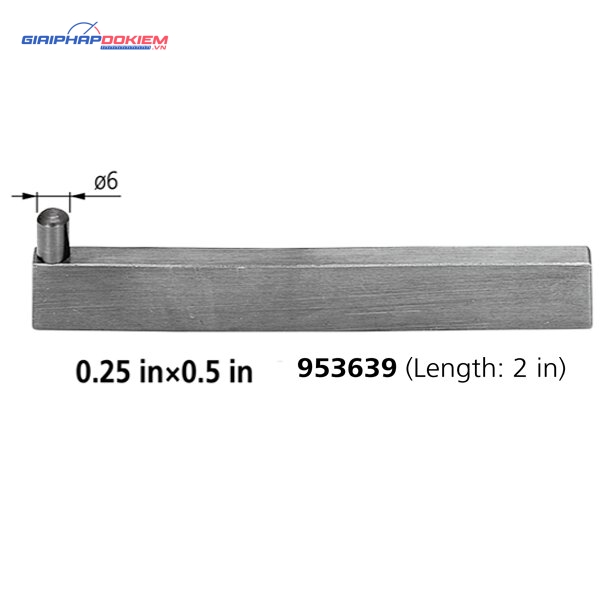 Thanh Giữ Đồ gá Cho Đồng Hồ So 0.25 in×0.5 in/ 2 in Mitutoyo 953639 2 Thanh Giữ Đồ gá Cho Đồng Hồ So 0.25 in×0.5 in/ 2 in Mitutoyo 953639