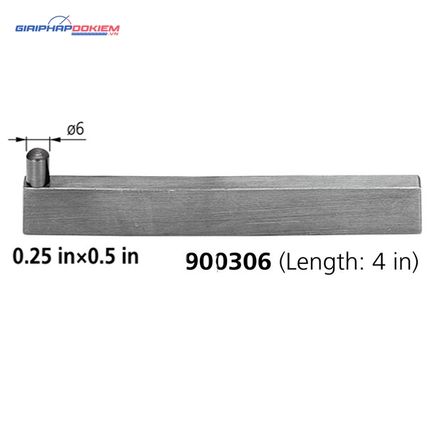 Thanh Giữ Đồ gá Cho Đồng Hồ So 0.25 in×0.5 in/ 4 in Mitutoyo 900306 2 Thanh Giữ Đồ gá Cho Đồng Hồ So 0.25 in×0.5 in/ 4 in Mitutoyo 900306