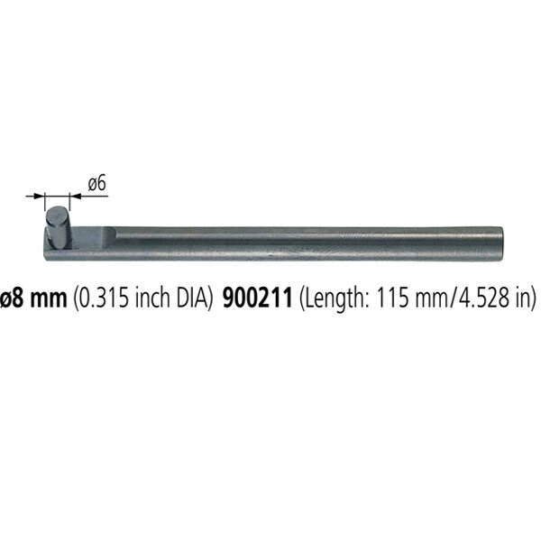 Thanh Giữ Đồ gá Cho Đồng Hồ So ø8mm Mitutoyo 900211 2 Thanh Giữ Đồ gá Cho Đồng Hồ So ø8mm Mitutoyo 900211