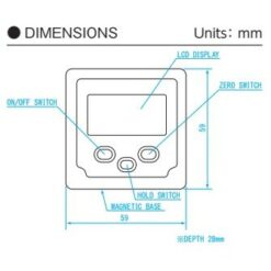 Thiết bị đo góc điện tử 0-180º có từ Niigata Seiki BB-180L 5 thiet bi do goc dien tu 0 180 co tu niigata seiki bb 180l 1