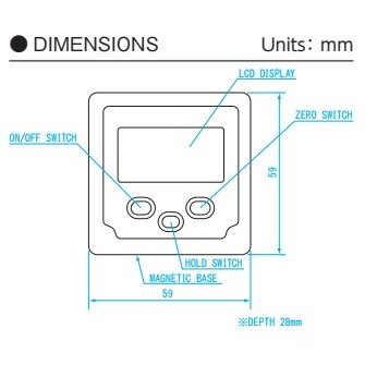 Thiết bị đo góc điện tử 0-180º có từ Niigata Seiki BB-180L 4 Thiết bị đo góc điện tử 0-180º có từ Niigata Seiki BB-180L - Ảnh 2
