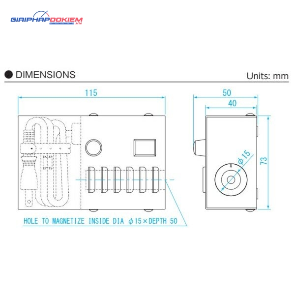 Thiết bị tạo từ-Khử từ Mini Niigata Seiki MT-F 4 Thiết bị tạo từ-Khử từ Mini Niigata Seiki MT-F - Ảnh 2