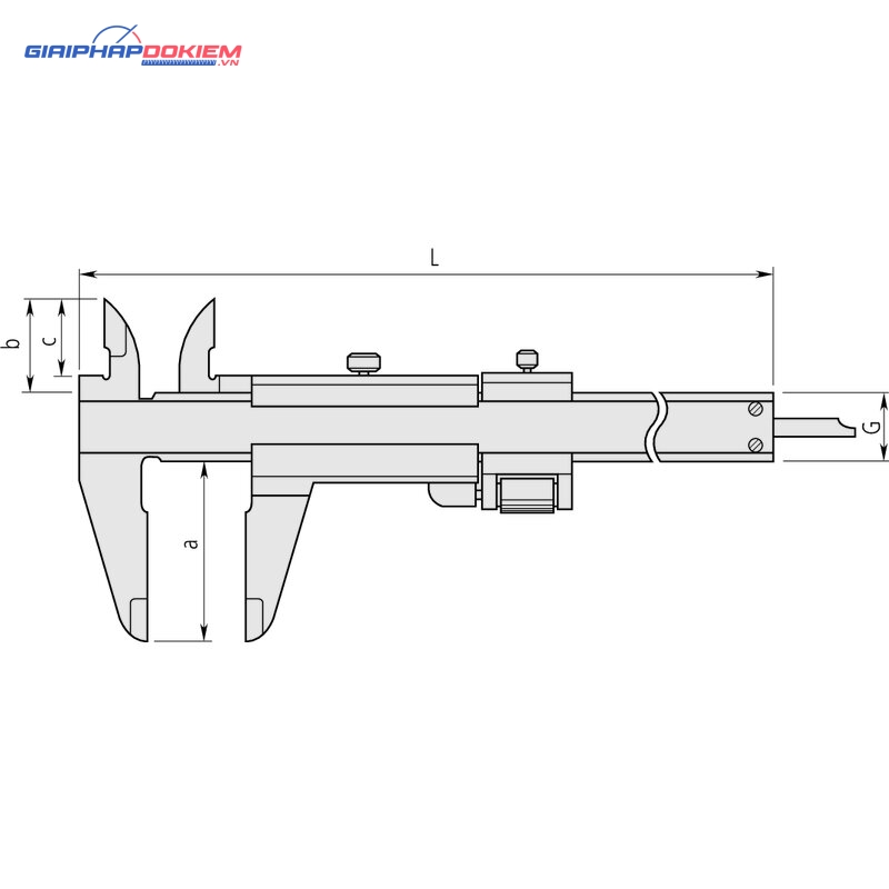 Thước Cặp Cơ Khí Có Chỉnh Tinh, 0-7"/0.001" Mitutoyo 532-120 4 Thước Cặp Cơ Khí Có Chỉnh Tinh, 0-7"/0.001" Mitutoyo 532-120 - Ảnh 2