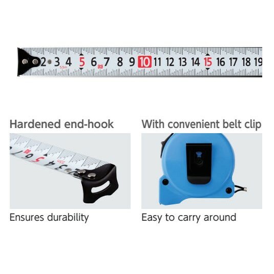 Thước cuộn 2m kiểu khóa Kaidan Niigata Seiki LC-1620KD 4 Thước cuộn 2m kiểu khóa Kaidan Niigata Seiki LC-1620KD - Ảnh 2