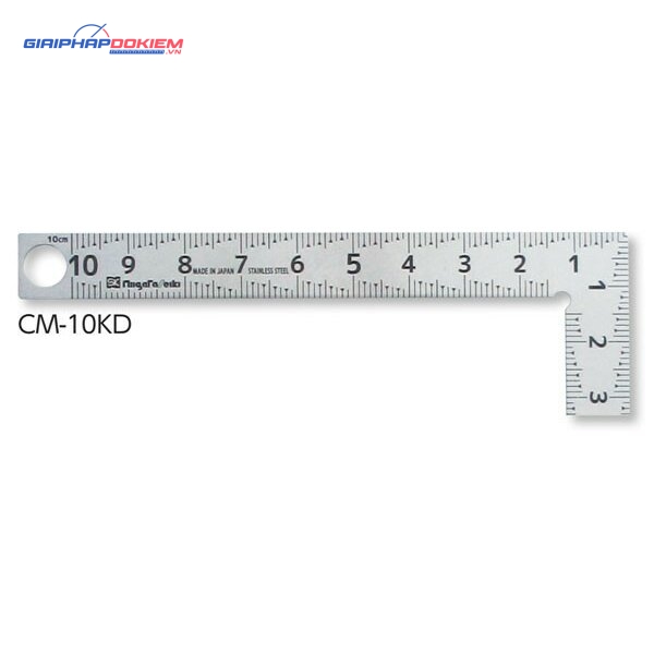 Thước đo Eke 10x5mm có vạch chia Niigata Seiki CM-10KD 4 Thước đo Eke 10x5mm có vạch chia Niigata Seiki CM-10KD