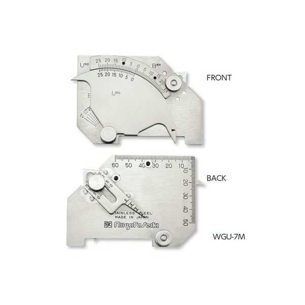 Thước đo mối hàn 2-5mm Niigataseiki WGU-7M 3 Thước đo mối hàn 2-5mm Niigataseiki WGU-7M