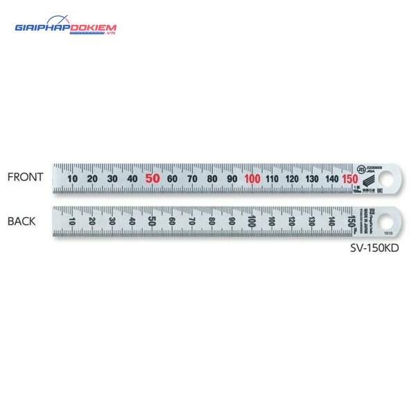 Thước lá dài 150mm bề mặt phủ Satin Niigata Seiki SV-150KD 3 Thước lá dài 150mm bề mặt phủ Satin Niigata Seiki SV-150KD