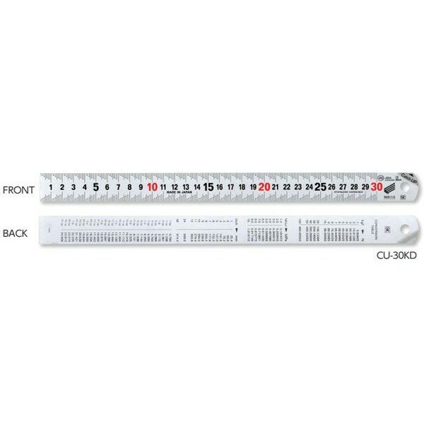 Thước lá dài 300mm Catch up, Niigata Seiki bề mặt phủ Satin Niigata Seiki CU-30KD 4 Thước lá dài 300mm Catch up, Niigata Seiki bề mặt phủ Satin Niigata Seiki CU-30KD