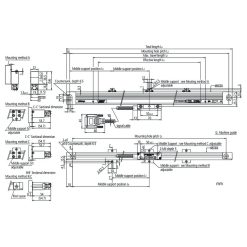 Thước Quang Linear Scale AT715 1200 mm Mitutoyo 539-819 15 thuoc quang linear scale at715 300 mm 539 866 1