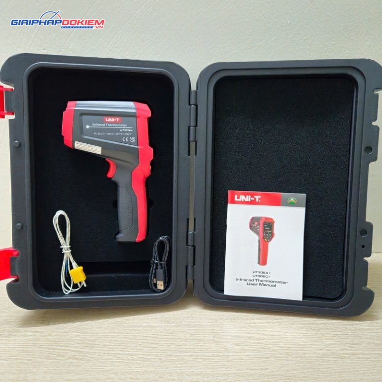 Máy đo nhiệt độ hồng ngoại Uni-T UT305A+ (1850°C) 2 Máy đo nhiệt độ hồng ngoại Uni-T UT305A+ (1850°C) - Ảnh 2