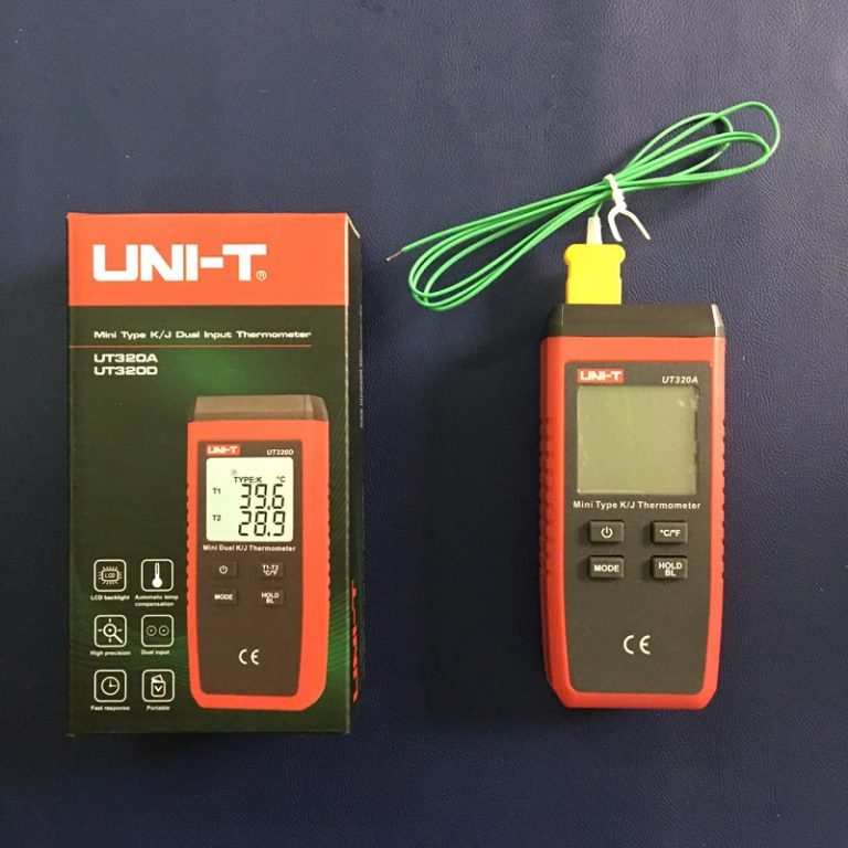 Máy đo nhiệt độ tiếp xúc Uni-T UT320A (1300°C) 3 Máy đo nhiệt độ tiếp xúc Uni-T UT320A (1300°C) - Ảnh 3