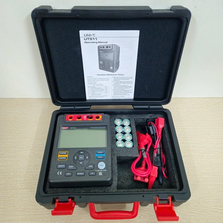 Máy đo điện trở cách điện Uni-T UT511 (1000V;10GΩ) 2 Máy đo điện trở cách điện Uni-T UT511 (1000V;10GΩ) - Ảnh 2