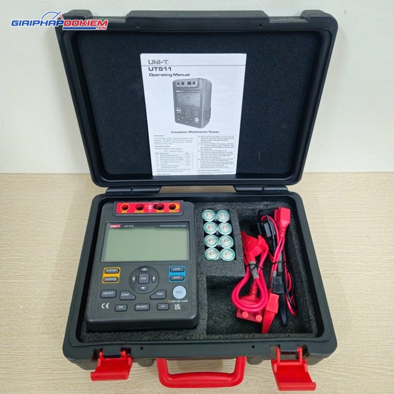 Máy đo điện trở cách điện Uni-T UT511 (1000V;10GΩ) 2 Máy đo điện trở cách điện Uni-T UT511 (1000V;10GΩ) - Ảnh 2