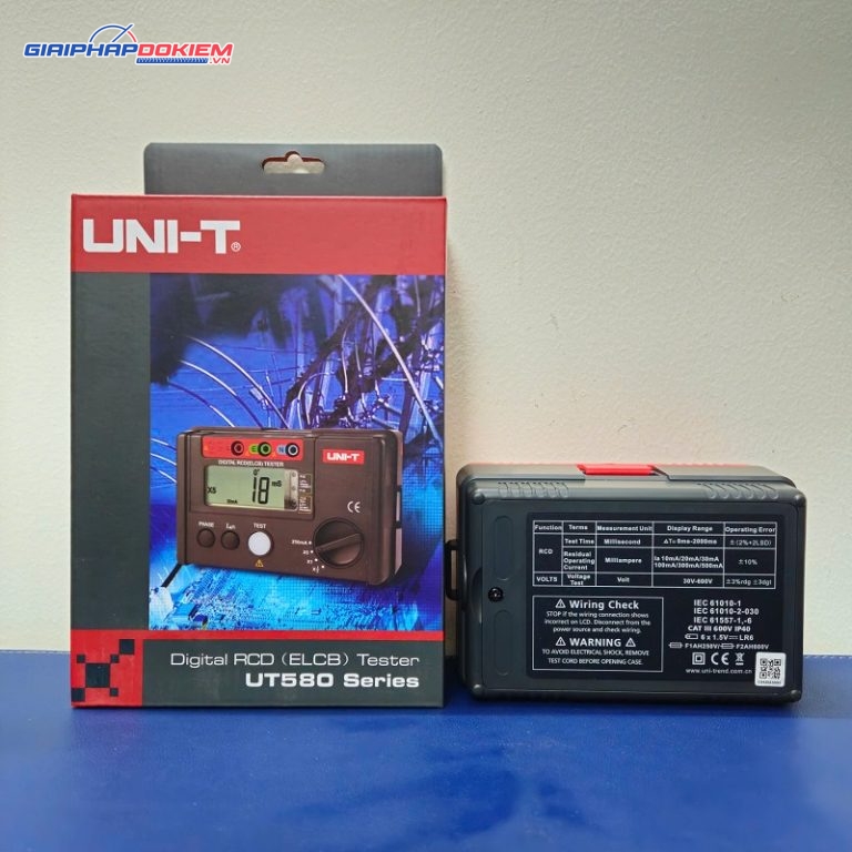 Máy kiểm tra dòng rò RCD (ELCB) Uni-T UT582+ 2 Máy kiểm tra dòng rò RCD (ELCB) Uni-T UT582+ - Ảnh 2