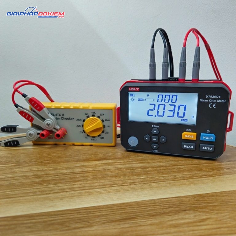 Máy đo Micro Ohm Uni-T UT620C+ (0.001mΩ-300kΩ) 3 Máy đo Micro Ohm Uni-T UT620C+ (0.001mΩ-300kΩ) - Ảnh 3
