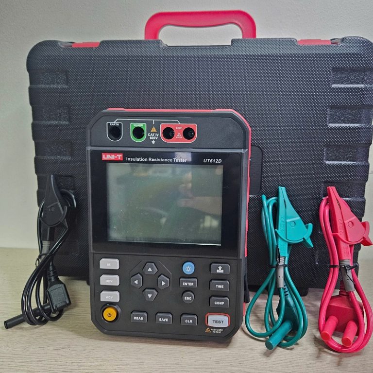 Thiết bị đo điện trở cách điện Uni-T UT512D (2.5kV;1TΩ) 2 Thiết bị đo điện trở cách điện Uni-T UT512D (2.5kV;1TΩ) - Ảnh 2
