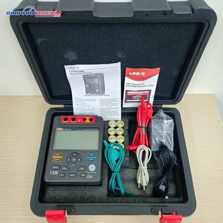Máy đo điện trở cách điện Uni-T UT513A (5kV;1TGΩ) 3 Máy đo điện trở cách điện Uni-T UT513A (5kV;1TGΩ) - Ảnh 3