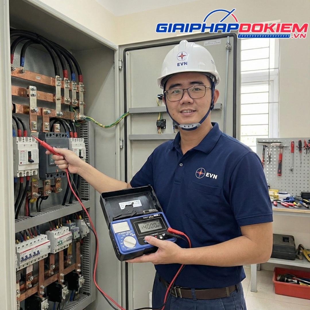 Đo điện trở cách điện Hioki