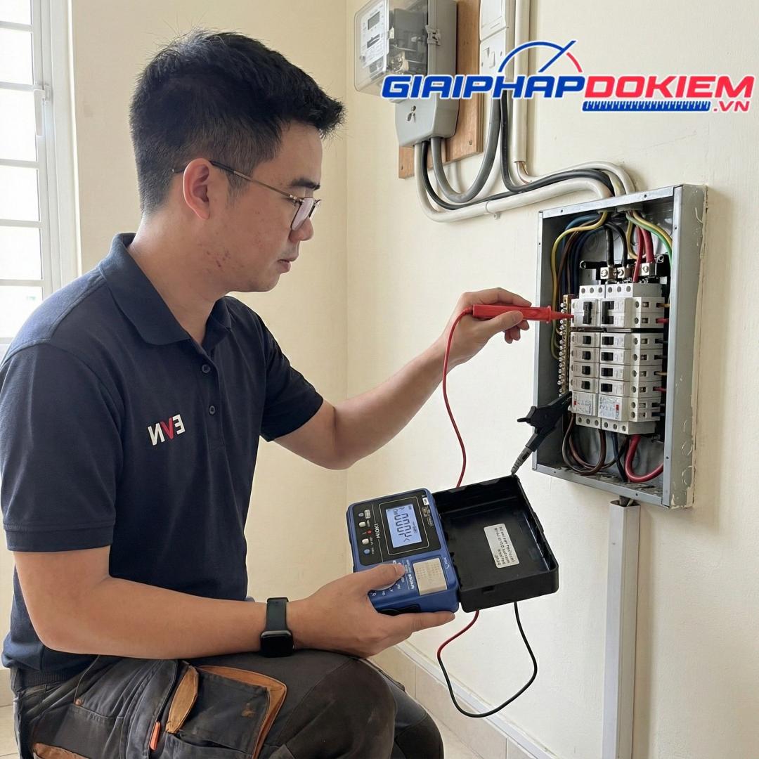 Đo điện trở cách điện Hioki