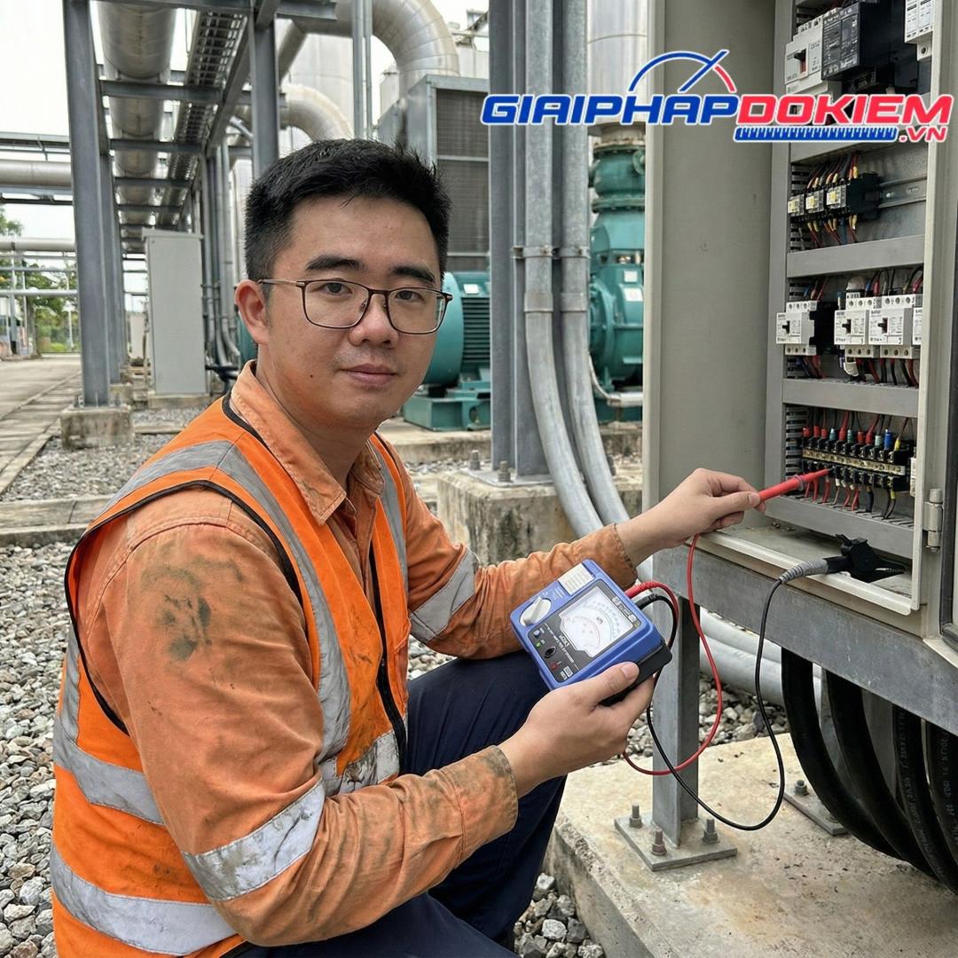 Đo điện trở cách điện Hioki