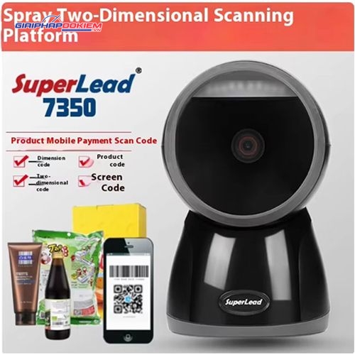 Máy đọc mã vạch đa tia SuperLead 7350 7 Máy đọc mã vạch đa tia SuperLead 7350 - Ảnh 5