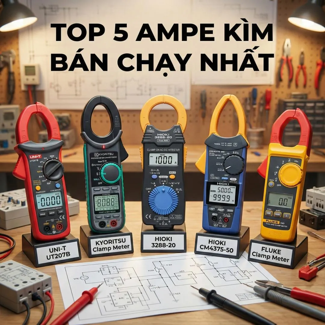 Ampe kìm đo AC/DC