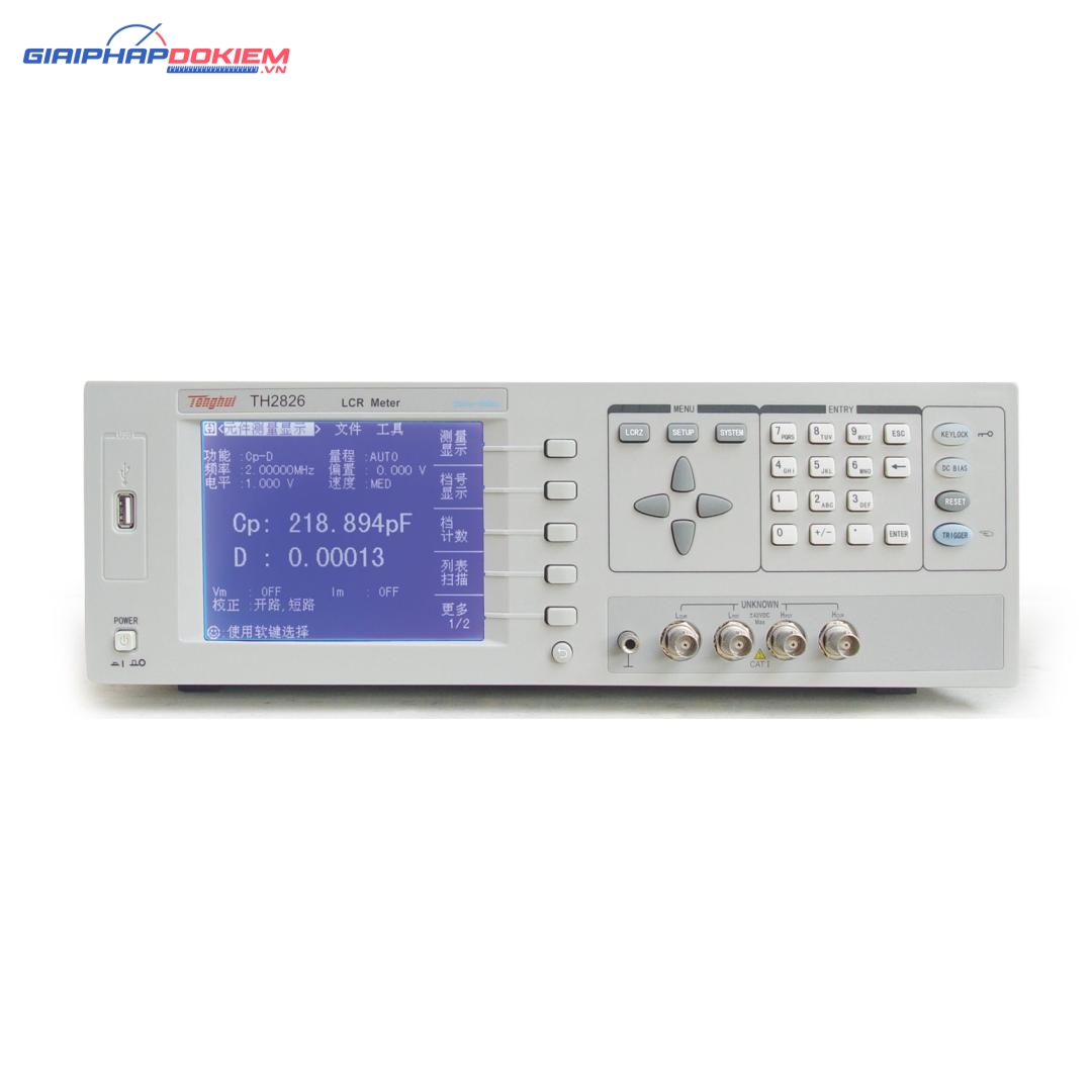Máy đo điện trở tụ điện cuộn cảm TH2826 Series 5MHz 5 Máy đo điện trở tụ điện cuộn cảm TH2826 Series 5MHz