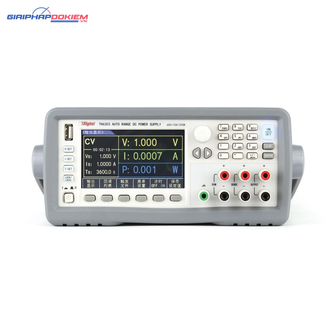 Bộ nguồn DC lập trình phạm vi rộng Tonghui TH6303 4 Bộ nguồn DC lập trình phạm vi rộng Tonghui TH6303