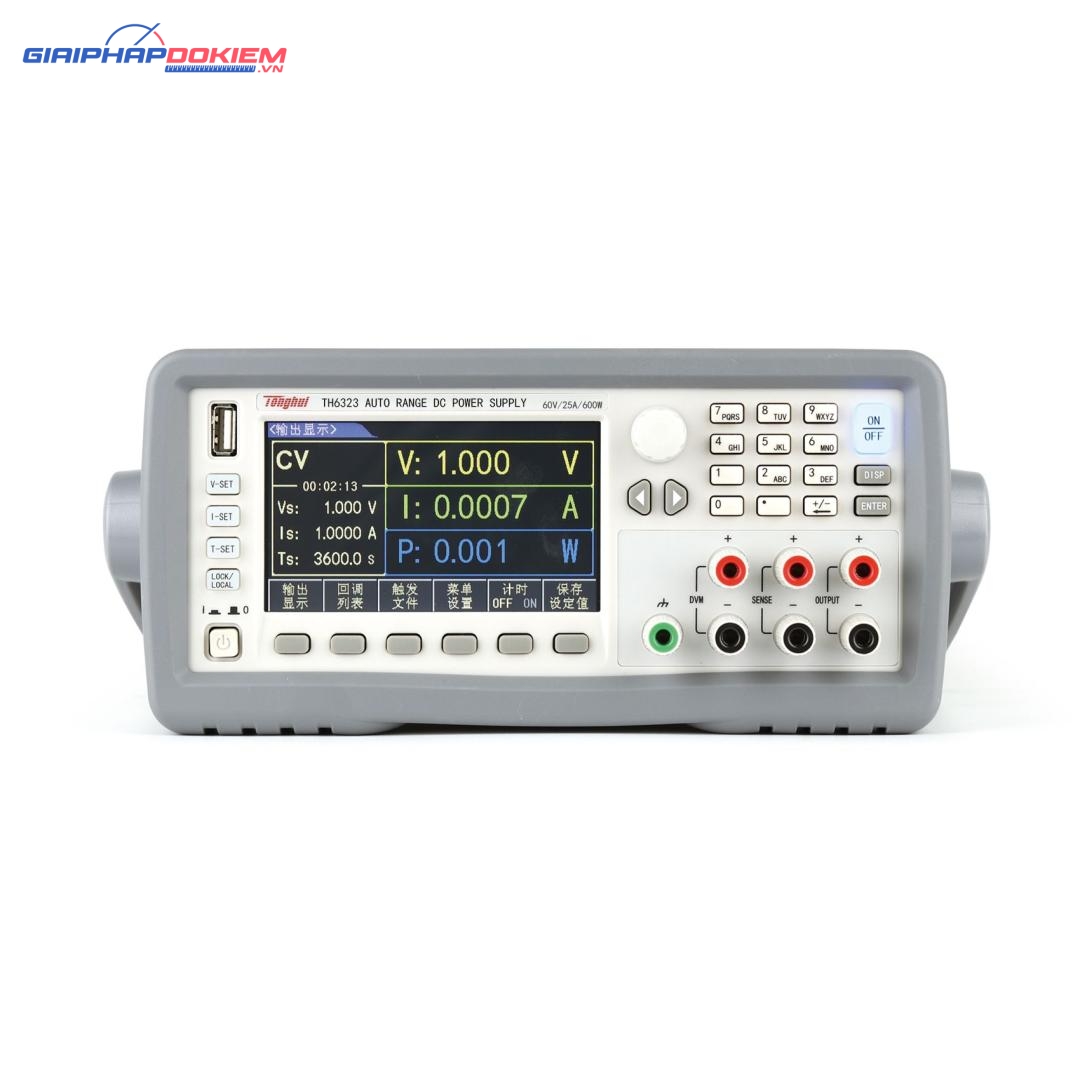 Bộ nguồn DC lập trình phạm vi rộng Tonghui TH6323 3 Bộ nguồn DC lập trình phạm vi rộng Tonghui TH6323